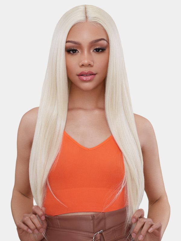 Blonde golden kissed h.d lace top wig