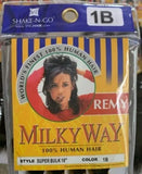 Milky way 100% human hair super bulk 18"