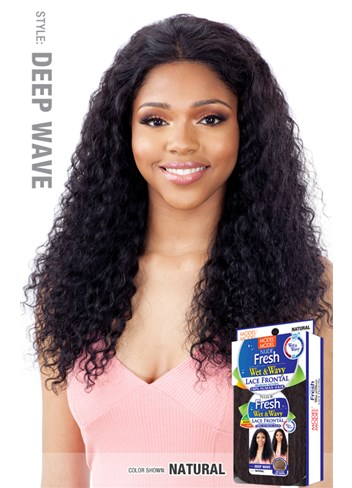 100% Human Wet and Wavy Lace front wig Deep wave style (Natural color only)