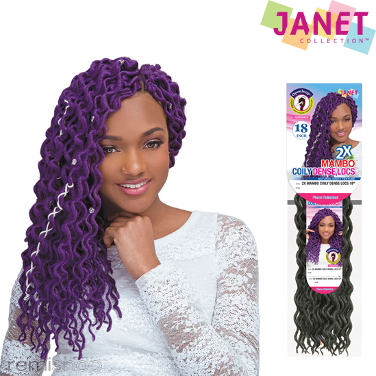 Big Sale Janet collection coily dense loc crochet braiding hair