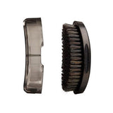 RED BY KISS POCKET WAVE X BOW WOW MIXED BOAR BRISTLES CURVED WAVE BRUSH WITH CASE