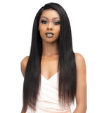 Janet Collection Melt 100% Natural Virgin Human Hair - natural STRAIGHT 3PCS + 4x5 HD Lace Closure