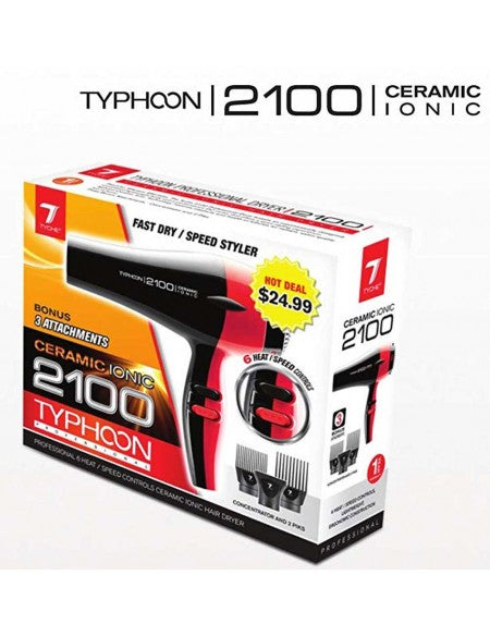Tyche 2100 Typhoon Ceramic Ionic Hair Dryer on SALE