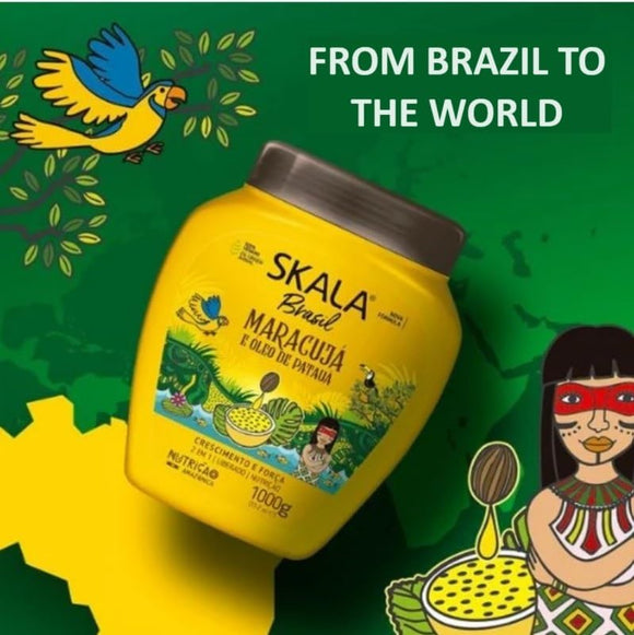 SKALA - Brasil - Creme de Tratamento 2 em 1 Maracuja e Oleo De Pataua