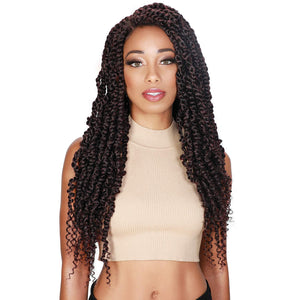 Zury Sis Synthetic Diva Lace Front Wig - H-PASSION TWIST