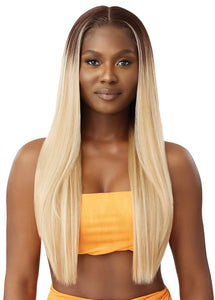 Outre Airtied Lace Front Wig Sleek Yaki 28"