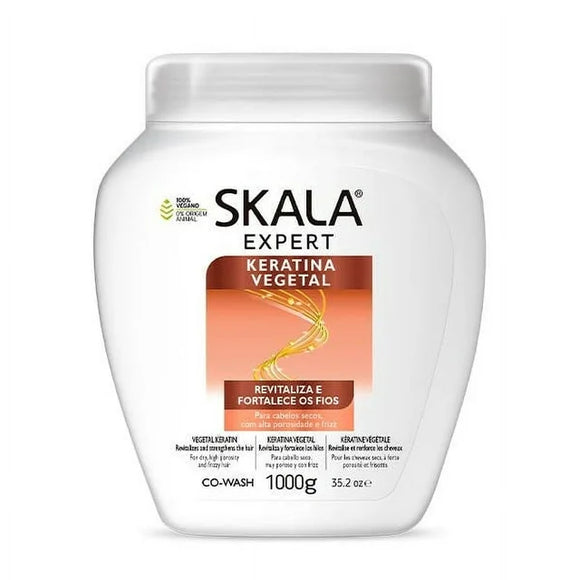 Skala Expert Vegetal Keratin Treatment Cream - Revitalizes and Strengthens Threads 35.2oz
