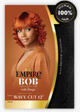 Sensationnel Empire Human Hair Bob Wavy Cut 12"