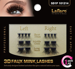 LAFLARE 3D FAUX MINK LASHES