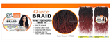 MODEL MODEL GLANCE BRAID 3X WAVY FEATHERED TWIST 16"