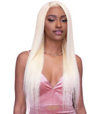 Janet Collection Melt 100% Natural Virgin Human Hair - BLOND STRAIGHT 3PCS + 4x5 HD Lace Closure