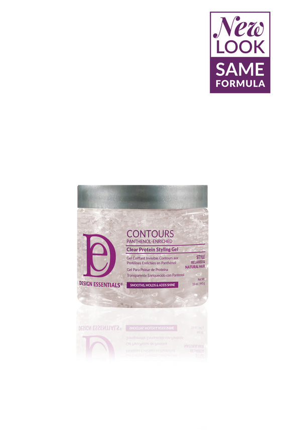 Design Essentials Contours Panthenol Enriched Clear Protein Styling Gel