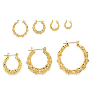 Gold color Bamboo Earring