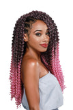 ZURY Synthetic 3X Pre Stretched Crochet Braid - WATER WAVE 20 Inch