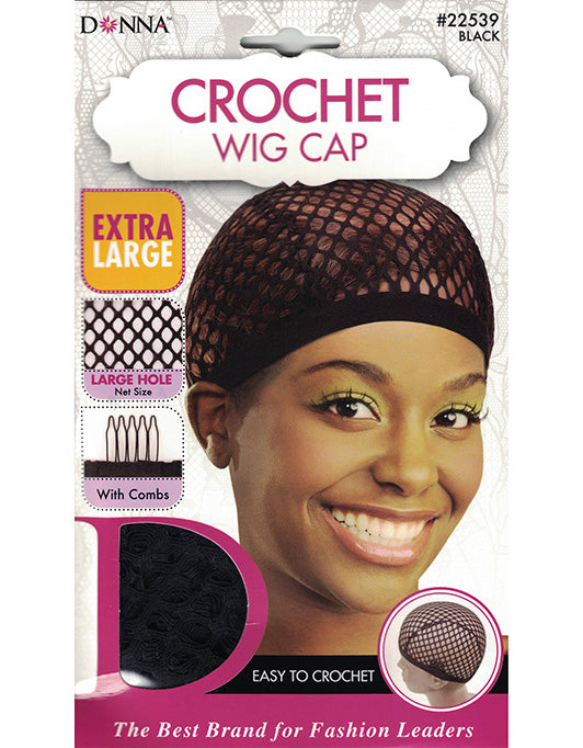 Donna Crochet Wig cap XL size