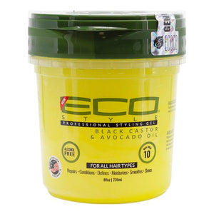ECO Styling Gel Black Castor & Avocado Oil (Green)