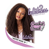 Lulutress Water wave 18”  crochet braiding hair