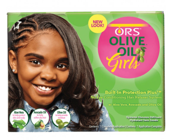 Ors olive oil girls no lye conditioning hair relaxer