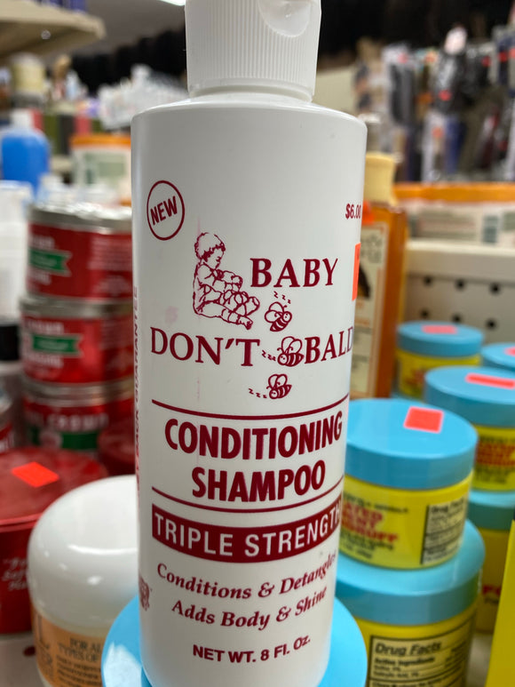 Baby don’t be bald conditioning shampoo