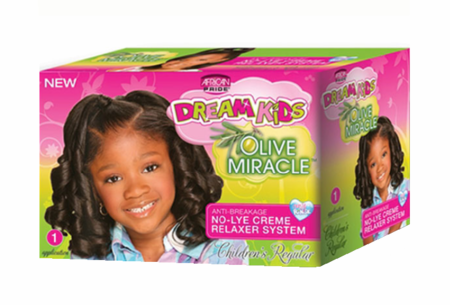 African pride dream kids olive miracle no lye creme relaxer system (regular)