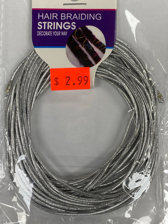 Braid String Silver