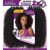 LuLutress 2x Kinky 4B crochet braid